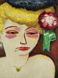 人物装饰油画凯斯凡东根kees van dongen抽烟的女人野兽派复制品