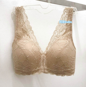 全新泰国bsc signature肤色 蕾丝花边 无钢圈前扣薄文胸 泰国代购