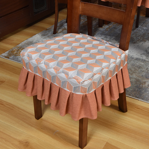 高档椅子套坐垫套厚中式组合板凳坐垫格子四方海绵方形长凳子订制