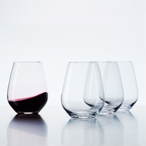 无脚红酒杯 德国进口水晶玻璃杯平底o型勃艮第葡萄酒杯 果汁杯