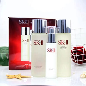 日本sk-ii/sk2多方位三件套装清莹露神仙水230ml乳液100ml 水乳