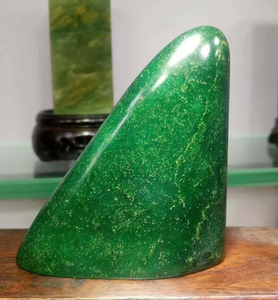 广东绿印章《金星绿》 广绿玉闲章 广绿石随型章 广东绿石 广绿玉