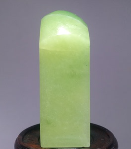 广绿玉印章 广东绿石 广绿石 寿山石 雅安绿冻石 藏书印章 书画章