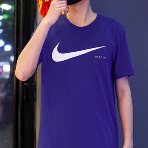 nike 男子经典大勾swoosh新款双钩休闲运动短袖t恤 db5858-455