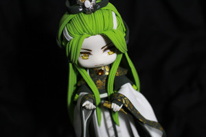 金光布袋戏默苍离q版超轻粘土手办公仔摆件来图定制