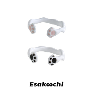 Esakoochi宠物星人~小众设计猫狗开口戒指可爱指环