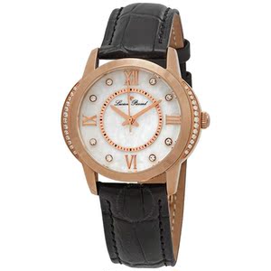 卢森皮卡尔 lucien piccard 女士镶钻时尚舒适手表lp40001rg02s