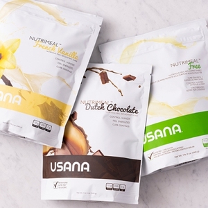 加拿大版优莎娜usana营养代餐粉香草味巧克力味膳食纤维奶香草餐