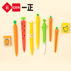 一正文具水果蔬菜香蕉大葱硅胶自动铅笔糖果熊软硅胶自动铅笔