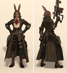 【米洛工作室】最终幻想14 ff14 机工士 90校服cos服装定做