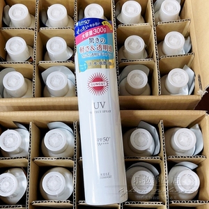 超大瓶300g日本Kose高丝SUNCUT无色透明防晒喷雾防水防汗清爽无香