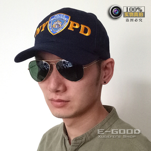 正可人旗舰店天猫nypd美国纽约市警察局联名款帽子定制男款美警军迷