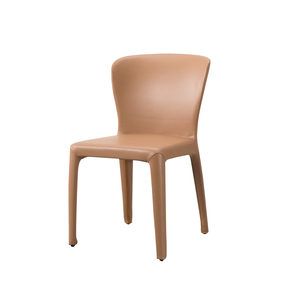 餐椅新款意大利简约时尚成人北欧全皮设计师椅接待椅舒适会客椅
