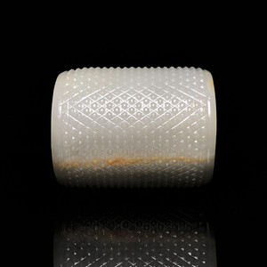 古玉老玉古董收藏明清玉器古玩和田玉战汉高古玉乳钉纹玉琮管玩件