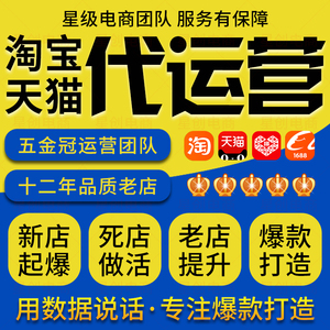 淘宝代运营拼多多代运营淘宝网店托管淘宝代营运天猫店铺运营推广