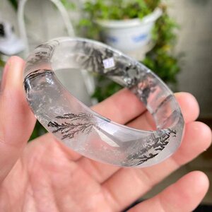 天然招财树手镯子老矿宝石水晶软锰矿现货水润复古民族风一物一图