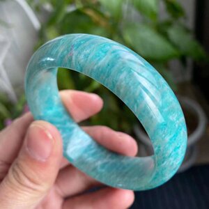 天然天河石手镯冰透莫桑比克老矿无优化女款水晶宝石现货一物一图