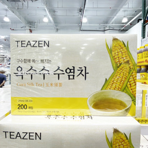 上海COSTCO代购韩国进口TEAZEN玉米须茶1.5g*200茶包袋泡茶冲饮