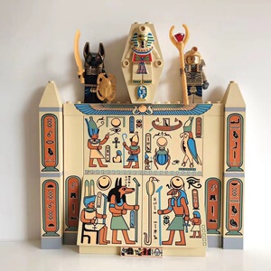 乐高lego埃及木乃伊系列1×4骷髅印刷件 零配件2431 2431px4 5958