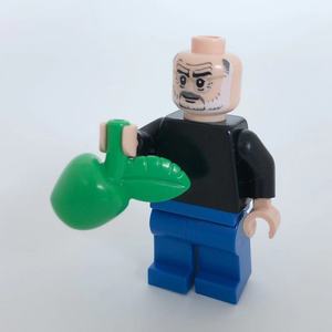 乐高LEGO 乔布斯 moc人仔 白胡子 表情头 3626bpb0283琼斯 iaj002