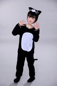 小猫咪儿童动物服装演出服幼儿园黑猫警长话剧舞蹈衣服小猫表演服