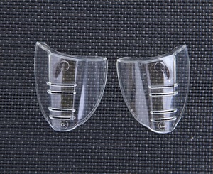TPU眼镜护翼/安全防护眼镜近视眼镜侧保护片 防飞溅冲击 2种规格