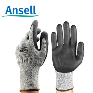 ansell安思尔 48-706 edge 丁腈涂层防割手套 5级防割