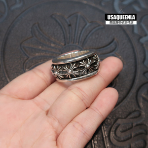 【代购】美国正品chrome hearts 克罗心经典旋转十字架戒指