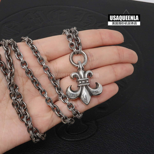 克罗心童军花项链