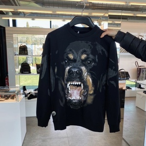 givenchy 纪梵希 罗威纳 恶狗 狗头 黑色 卫衣