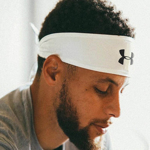 ua安德玛开放式头巾头带吸汗带运动速干网球跑步篮球库里男女头箍