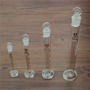 玻璃具塞量筒5ml10ml25ml50ml 100ml 250ml 500ml 1000ml刻度量桶