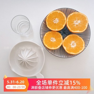 日本进口下村陶瓷橙子西柚手动榨汁机 橙汁柠檬手压挤汁器