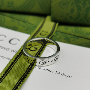 正品代购gucci/古驰戒指小精灵ghost纯银925指环男女情侣同款礼物