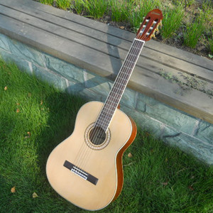 凤灵吉他36”-39"云杉面板沙比利背侧板古典吉他