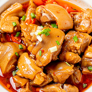 原味猪手600g猪脚蹄子半成品速冻商用酒店饭店餐饮用特色湘菜食材