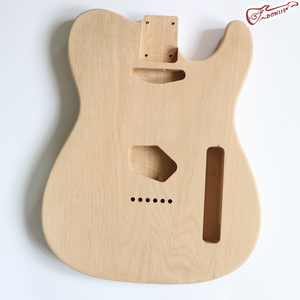 新品tele琴体电吉他组装diy常规版半成品琴身双拼赤杨木原木色