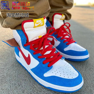 nike sb dunk high doraemon 白蓝红 哆啦a梦 机器猫 ci2692-400