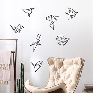 千纸鹤墙贴