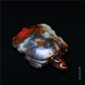 红山文化高古玉齐家玉良渚凌家滩史前文明老玉古董玉龟乌龟手把件