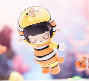 【现货】kimmy miki海底探险系列盲盒海洋小丑鱼隐藏海盗公仔摆件