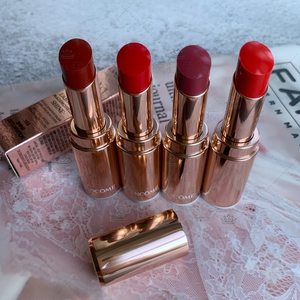 特价兰蔻菁纯柔润金管shine唇膏口红525樱桃红168胡萝卜色