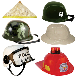 塑料帽子幼儿园玩具探险头盔帽渔夫帽英国越南法式小兵道具帽盆帽