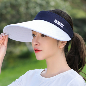 沙滩防嗮旅游骑车可爱时尚布料潮流导游超大帽檐轻薄女帽遮阳帽女