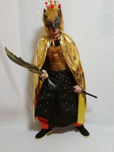 西游记服装妖精妖怪黄袍怪小妖狮子老虎豹子面具牛魔王服装道具