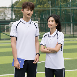 校服纯蓝色上衣