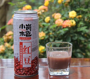 小岗村谷物饮料 红手印-小岗本色乡村粗粮浓浆 红豆12听*500ml