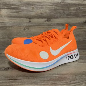 43码 nike zoom fly ow联名 白橙色 世界杯 off white ao2115-800