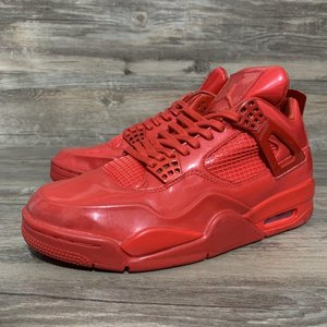 42码 air jordan 4 aj4 红漆皮 大红 11lab4 篮球鞋 719864-600