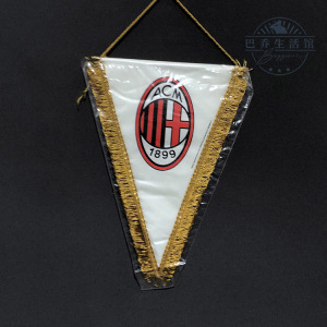 ac米兰milan意甲意大利足球2000年代官方队旗交换旗挂旗三角旗